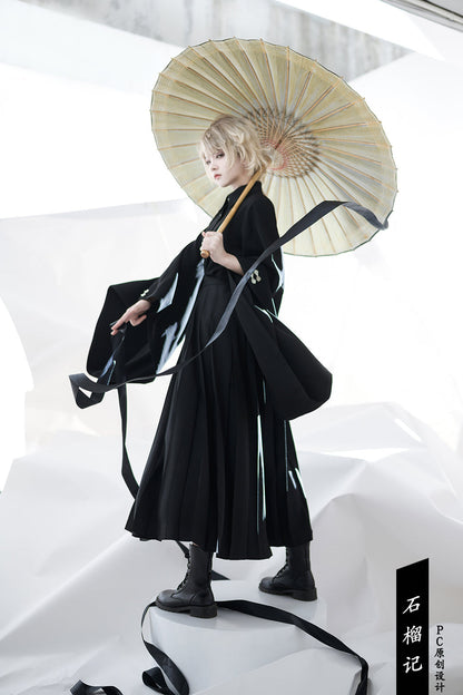 Princess Chronicles - Pomegranate Note - Han Lolita Wide Sleeves Ouji Blouse