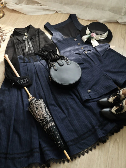 Forest Song - Griffin's Appointment - Vintage Lolita Vest Swallow Tail Vest