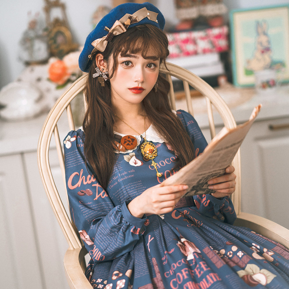 Miss Point - Chocolate Daily Lolita Bow KC Brooch