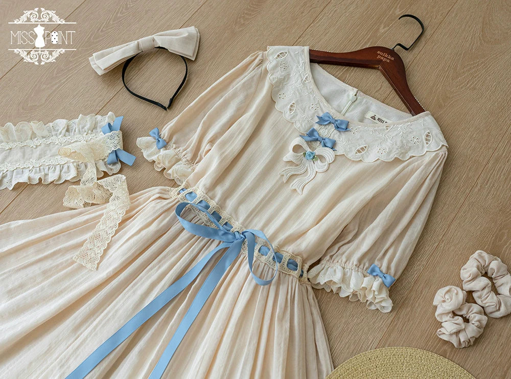 Miss Point - Customized Elegant Lolita OP Dress Cute Daily Girl Short Lolita Dress