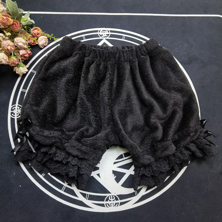 DMFS Lolita - Winter Lolita Fleece Bloomer Plush Lolita Homewear