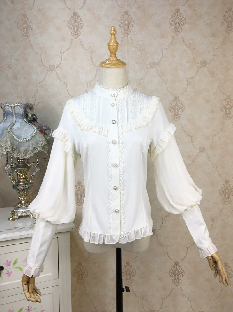 Princess Tailor Lolita - Mutton Sleeves Classic Lolita Thick Blouse