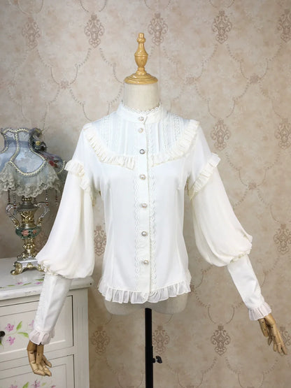 Princess Tailor Lolita - Mutton Sleeves Classic Lolita Thick Blouse
