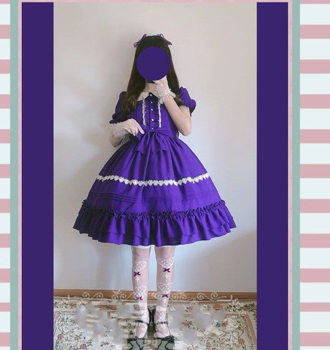 Strawberry Witch - Ice Cream Puffs - Sweet Lolita OP