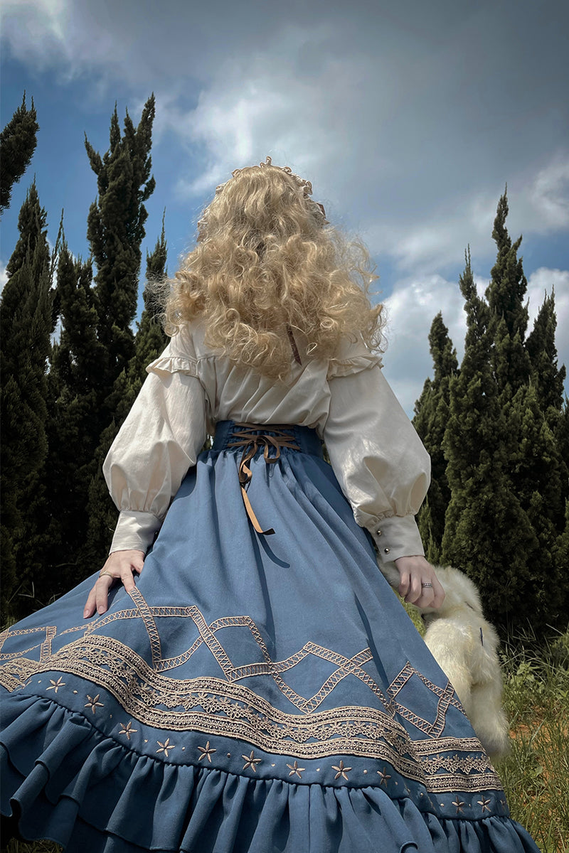 Yuan Su - Elegant  Solid Color Lolita SK