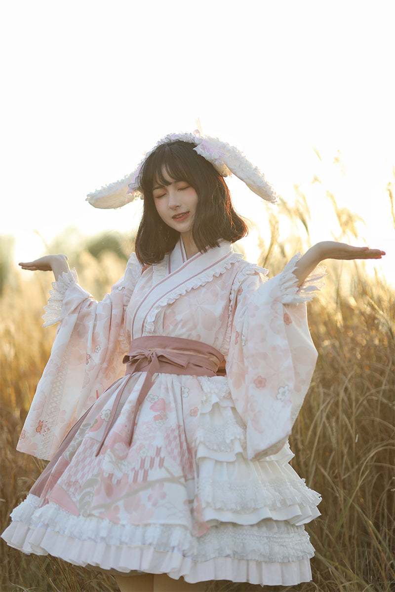 With PUJI - Xiaochunrihe - Wa Lolita OP Dress