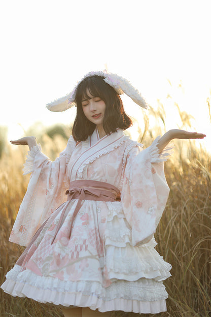 With PUJI - Xiaochunrihe - Wa Lolita OP Dress