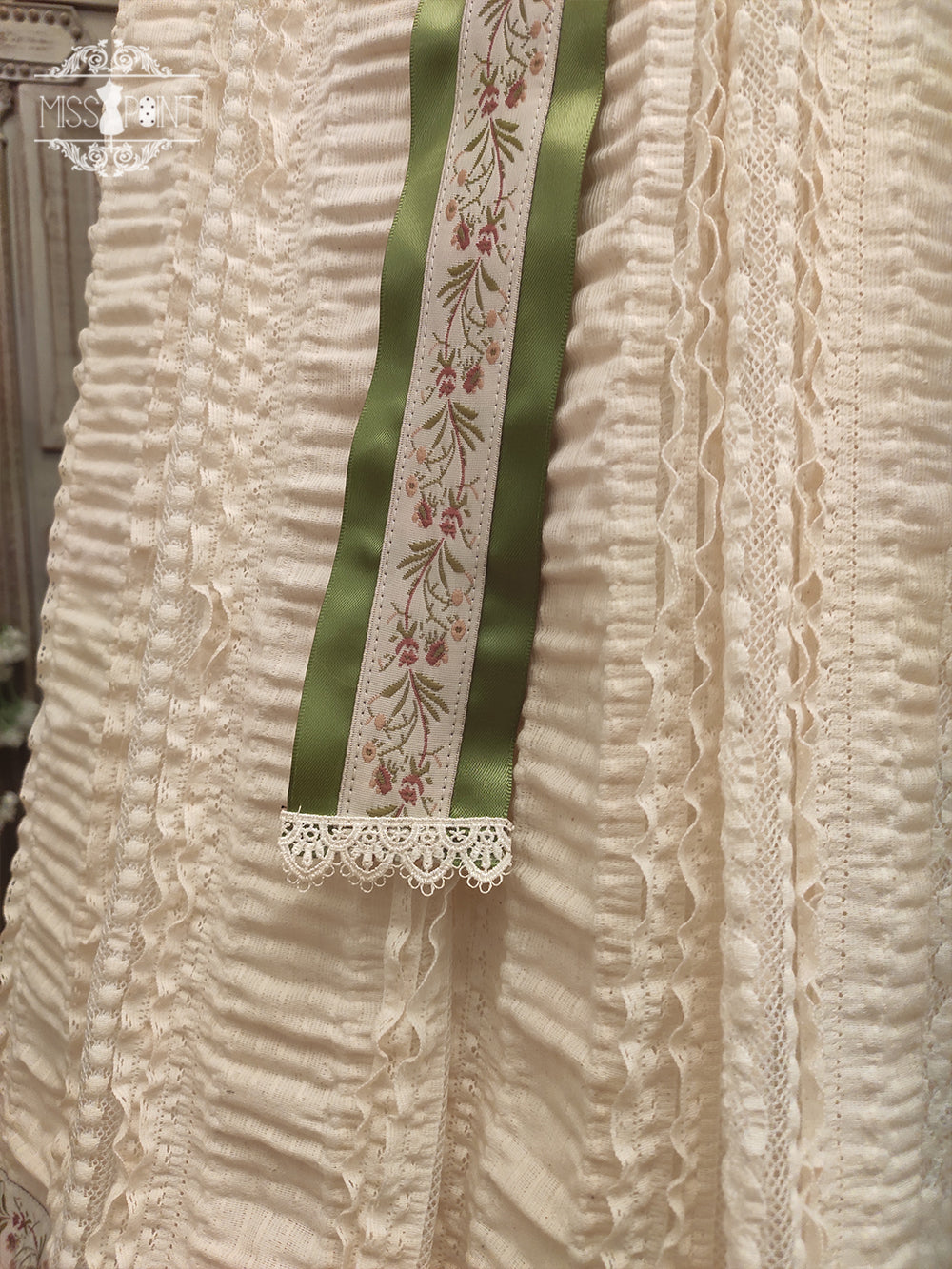 Miss Point - The Sally Gardens - Multicolors Ribbon Lolita Sash