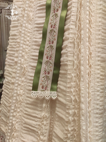 Miss Point - The Sally Gardens - Multicolors Ribbon Lolita Sash