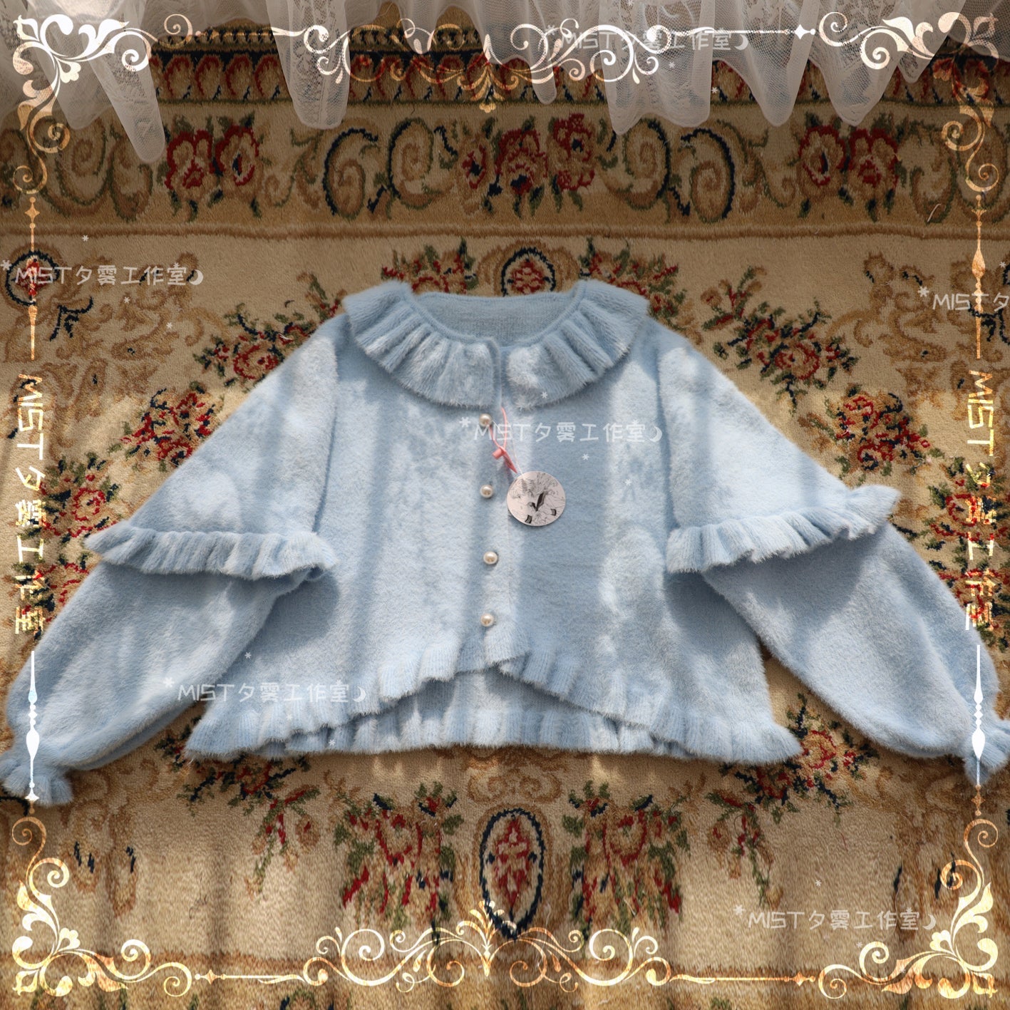 MIST - Small Ointment - Sweet Lolita Thick Sweater Coat Puff Sleeve