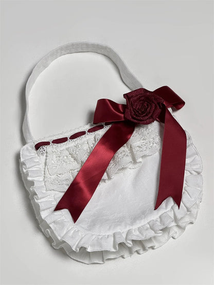 LeMiroir - Winter Solstice - Elegant Lolita Hat, Detachable Collar, Handbag