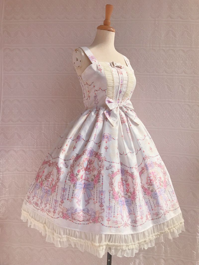 Yilia - Sweet Printing Winter Lolita JSK Dress