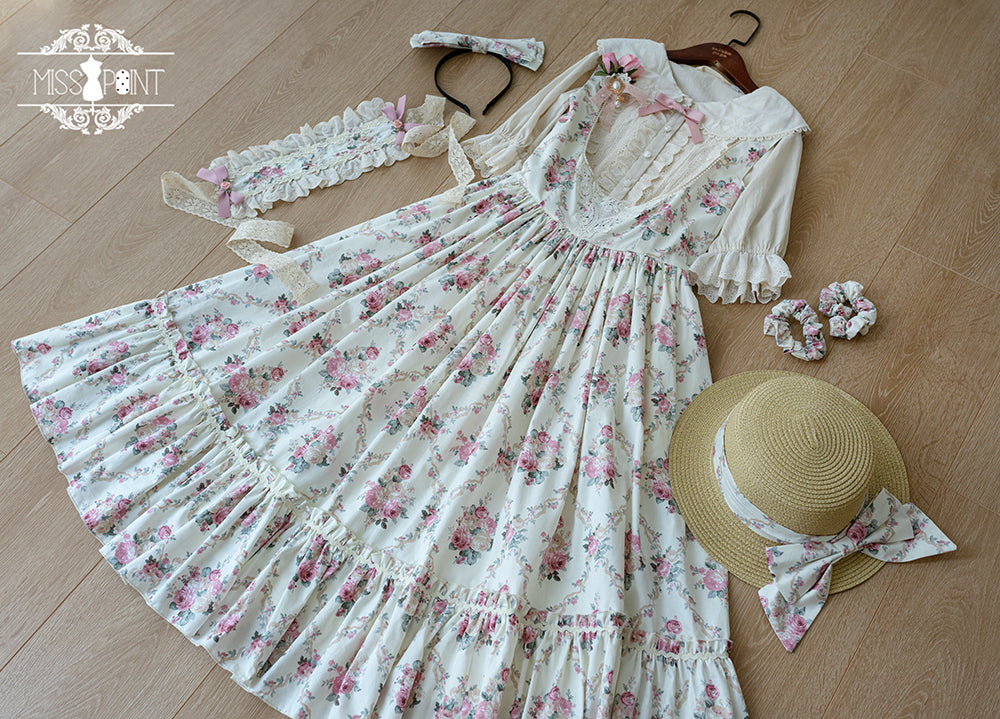 Miss Point - Happy Summer - Elegant Lolita Floral JSK Dress