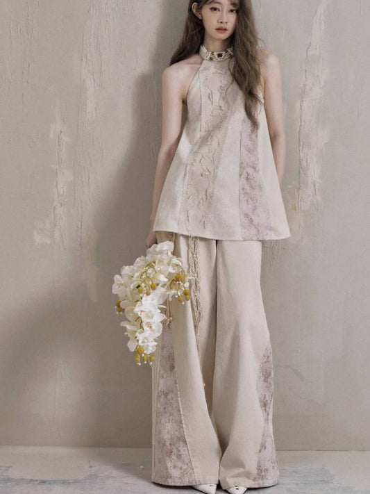 Low waist wide leg jeans【s0000009247】