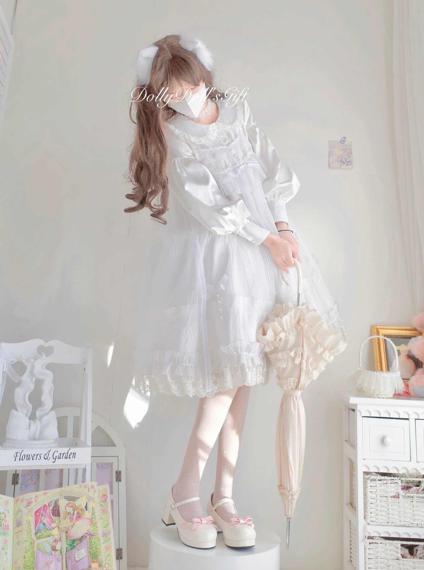 Dolly Doll - Lovers' Gift - Round Toe Middle Heel Mary Jane Lolita Shoes