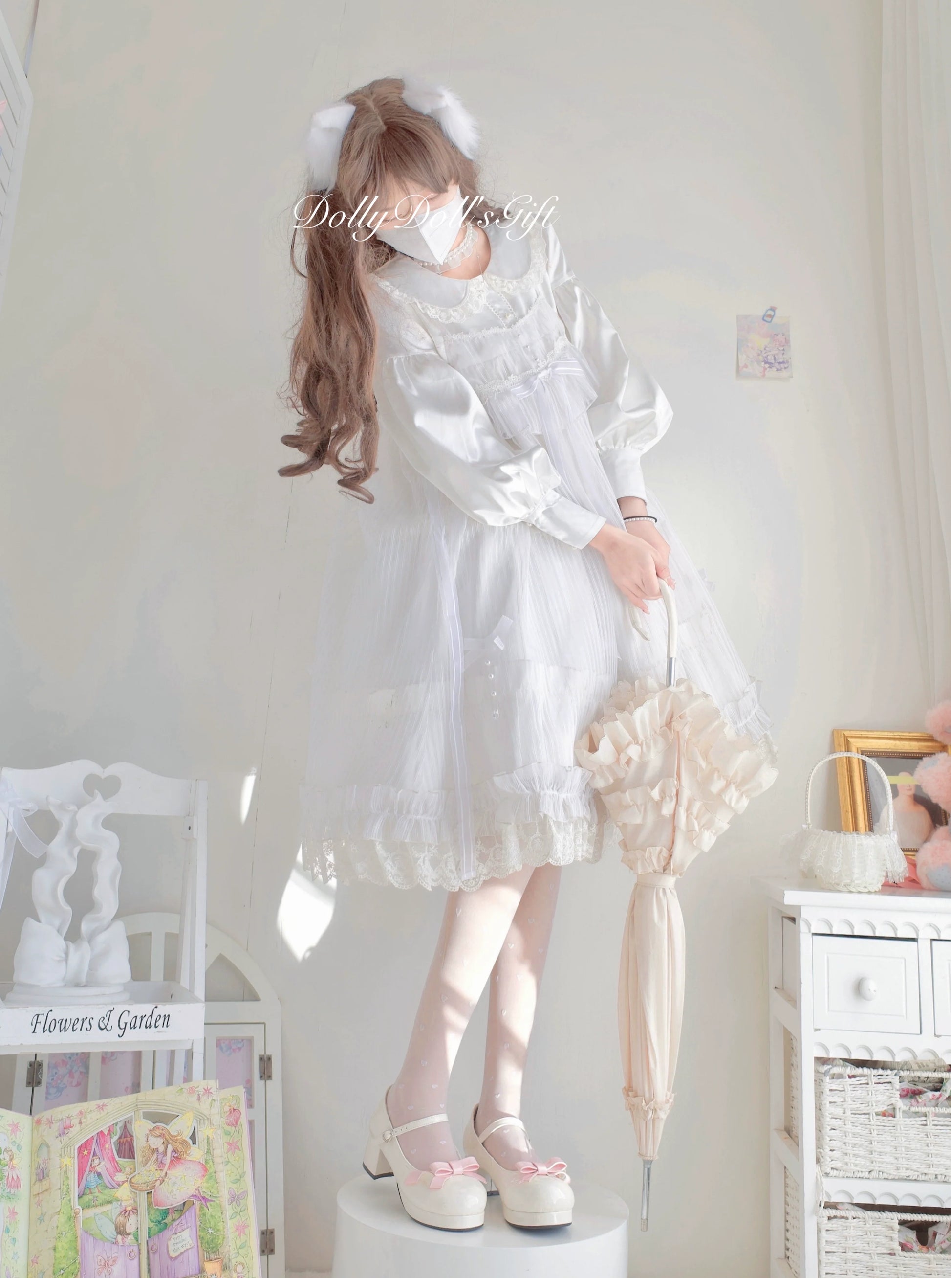 Dolly Doll - Lovers' Gift - Round Toe Middle Heel Mary Jane Lolita Shoes