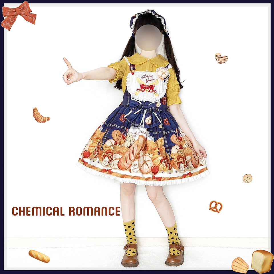 Chemical Romance - Bread New Out of the Oven - Elegant Lolita Salopette Dress