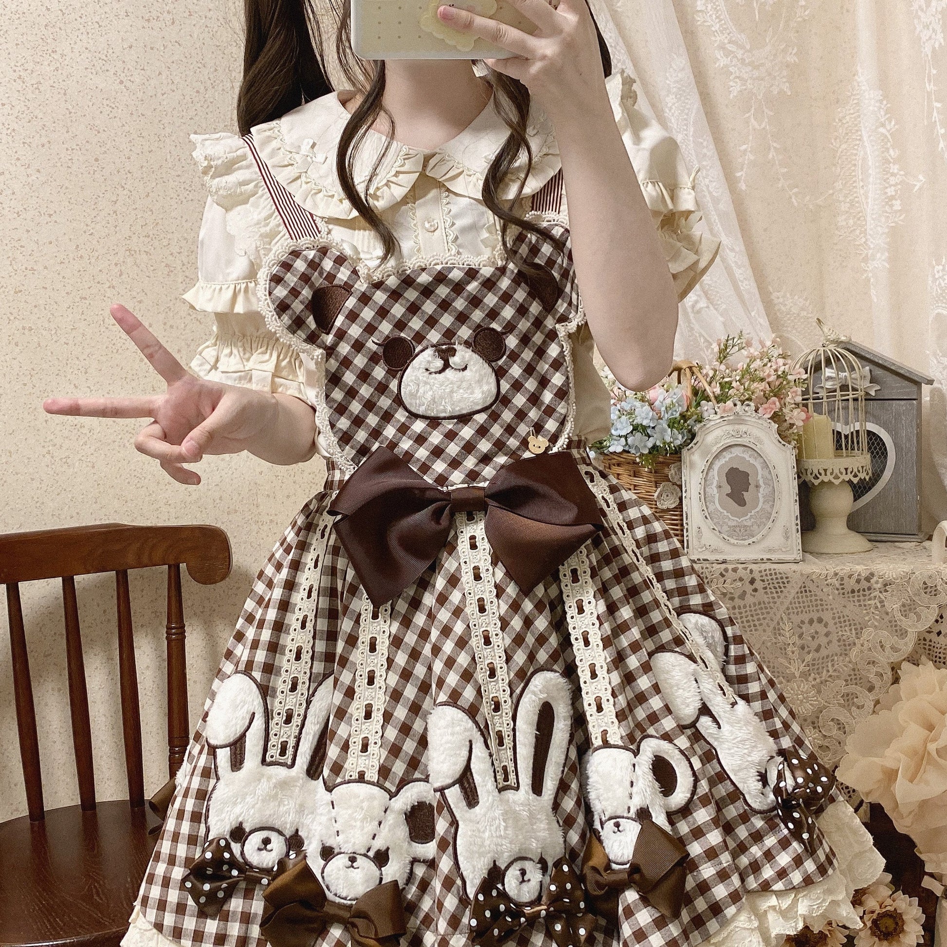 MIST - Creamy Condensed Milk - Kawaii Lolita Shirt Soft Girl Short-sleeved