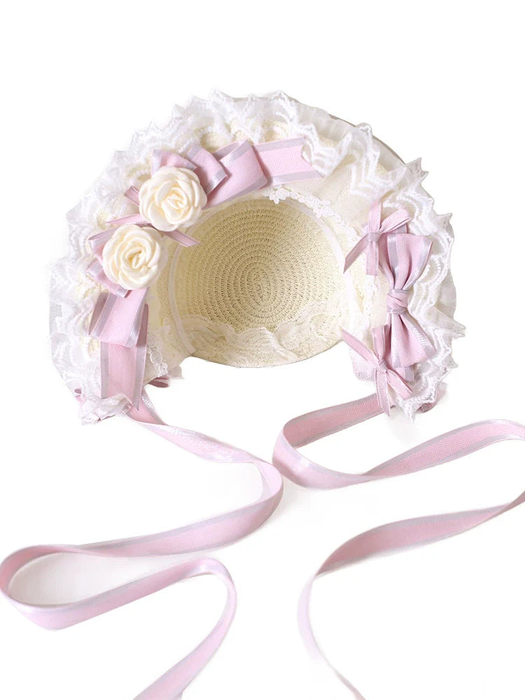 Xiaogui - Sweet Lolita Headdress Pink Handmade Christmas Accessories