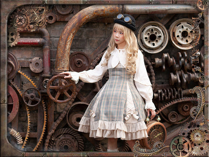 Infanta - Memoirs of Backlight - Elegant Plaid Lolita JSK Dress