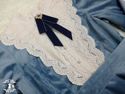 Miss Point - Customized Lolita Dress Vintage Elegant Velvet OP Dress