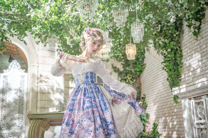 Miss Point - Elizabeth Meow - Classic Lolita Blouse Lotus Root Sleeve Lolita Shirt