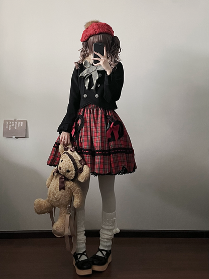 LeMiroir - Winter Solstice - Elegant Lolita Winter Short Coat & SK