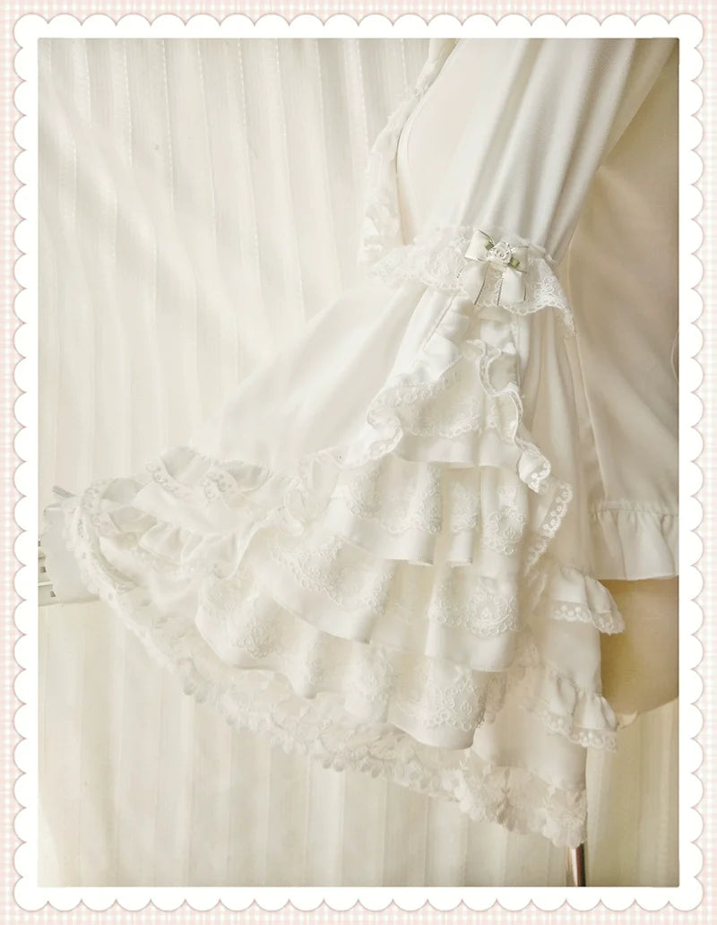 Youlan Lane - Retro Lolita Hime Sleeve Lolita Blouse