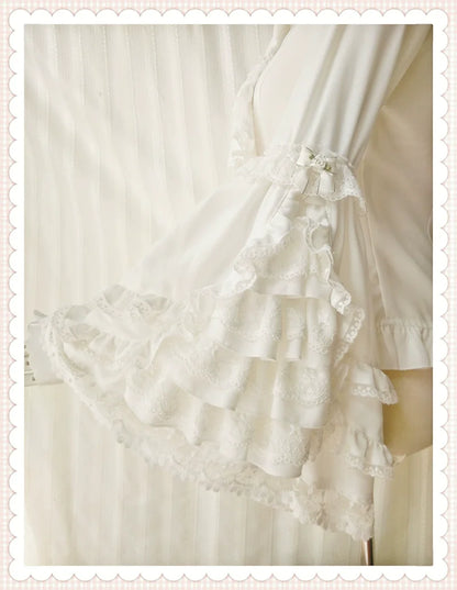 Youlan Lane - Retro Lolita Hime Sleeve Lolita Blouse