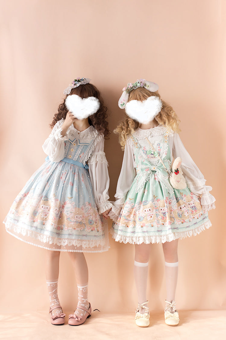 Chemical Romance - Lamb Postman - Sweet Lolita Printed JSK Dress