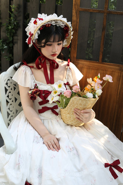 Sweet Wood - Elegant Floral Sweet Lolita OP Corset Accessory