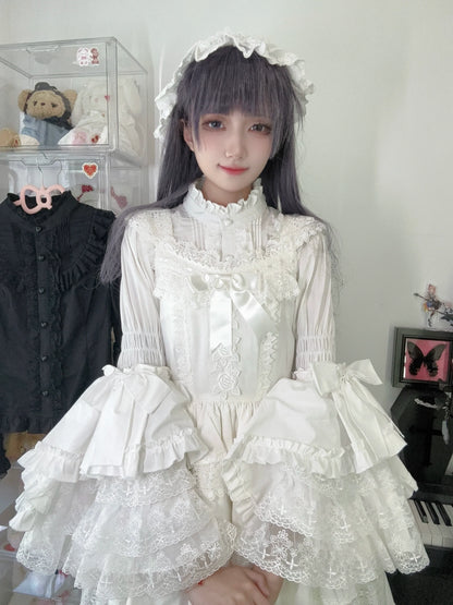 Twilight Zone - Sweet Lolita Blouse Princess Sleeve Shirt Inner Wear