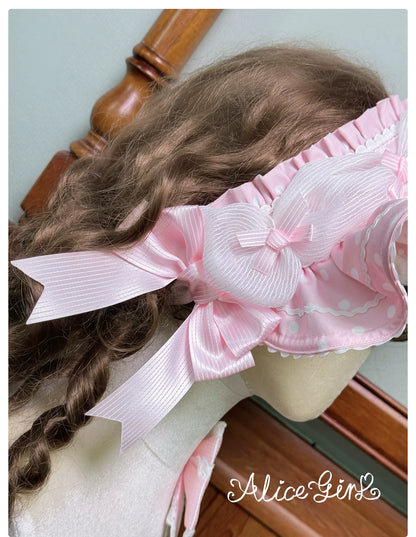 Alice Girl - Old School Polka Dots - Sweet Lolita BNT & Detachable Sleeves