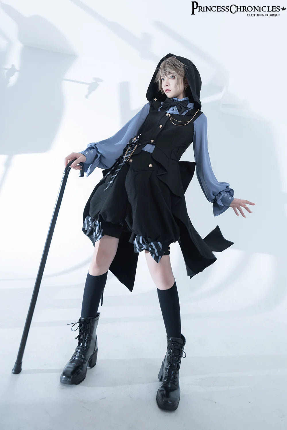 Princess Chronicles - Narrative Rule - Ouji Lolita Shorts Set, Long Vest