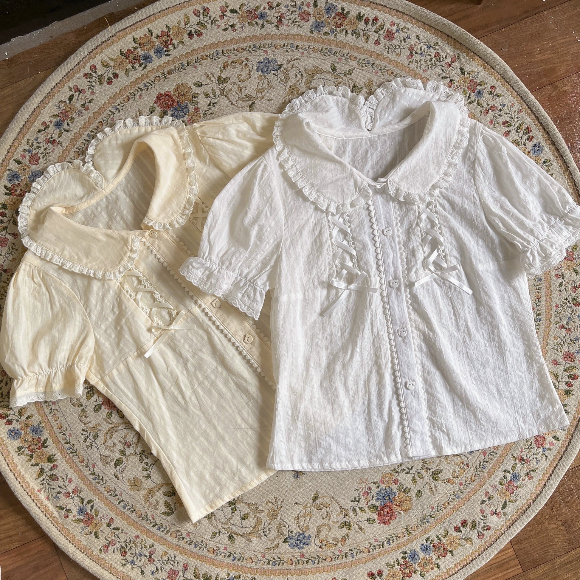 MeowMeow - Sweet Lolita Sweet Short Sleeve Shirt Multicolors