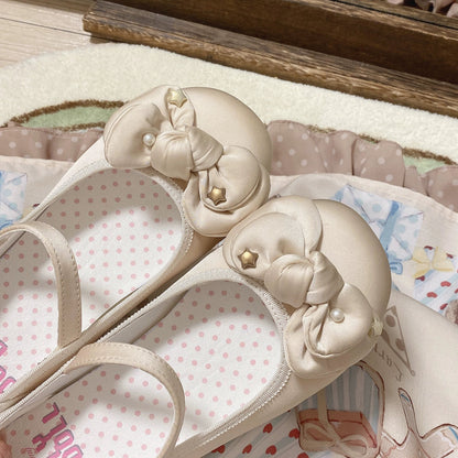 Dolly Doll - Little Fat Ding - Sweet Lolita Shoes Low Heel Round-toe Shoes