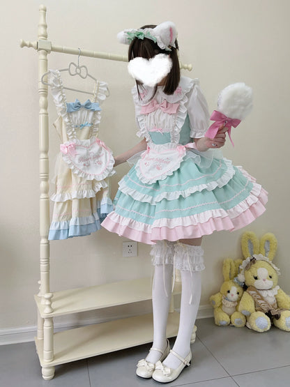Sugar Girl - Cat Ear Tale - Sweet Lolita Jumper Dress Suspender Dress