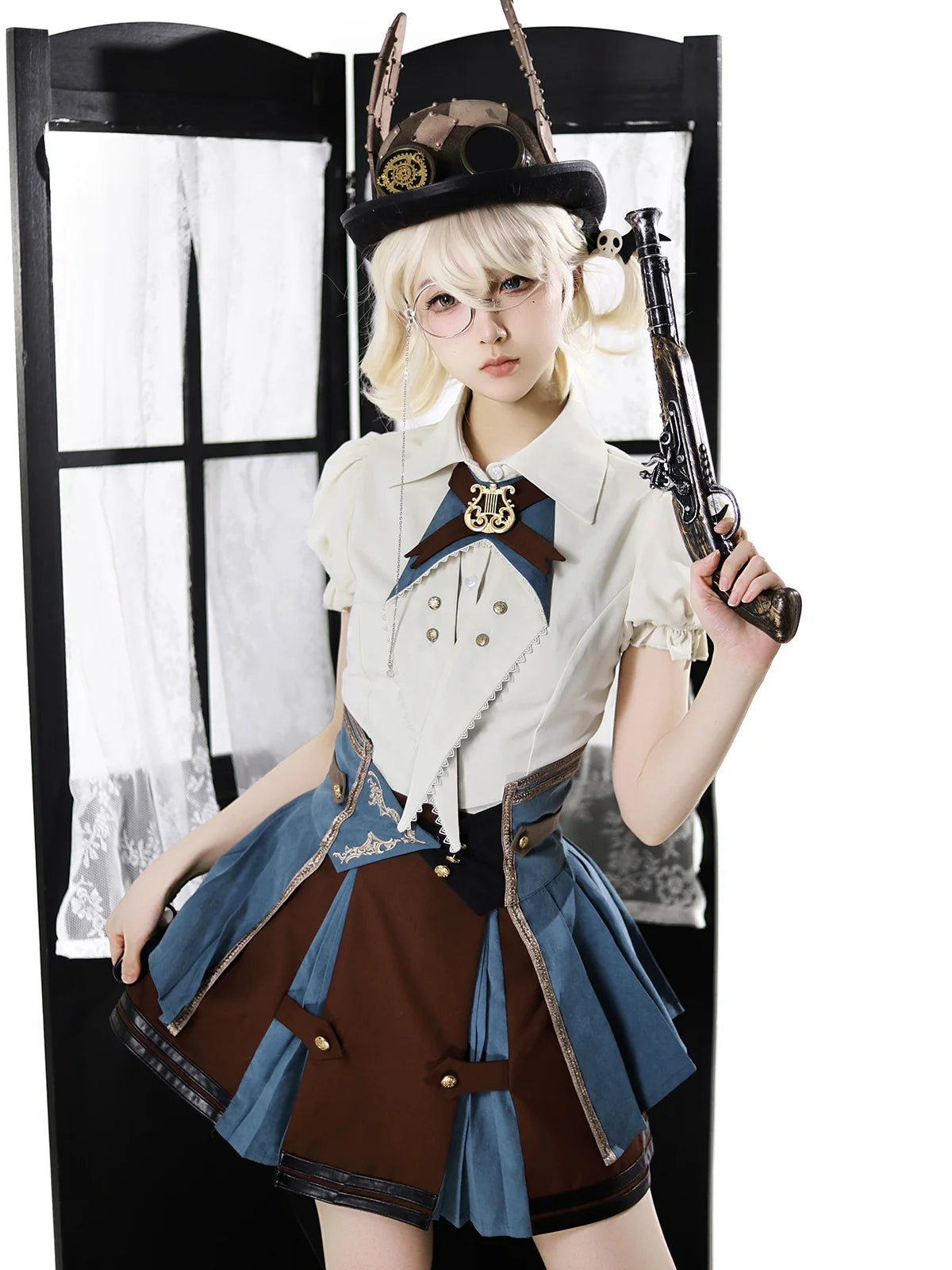 Your Princess - Fairyland Train Conductor - Punk Lolita Skirt Suit