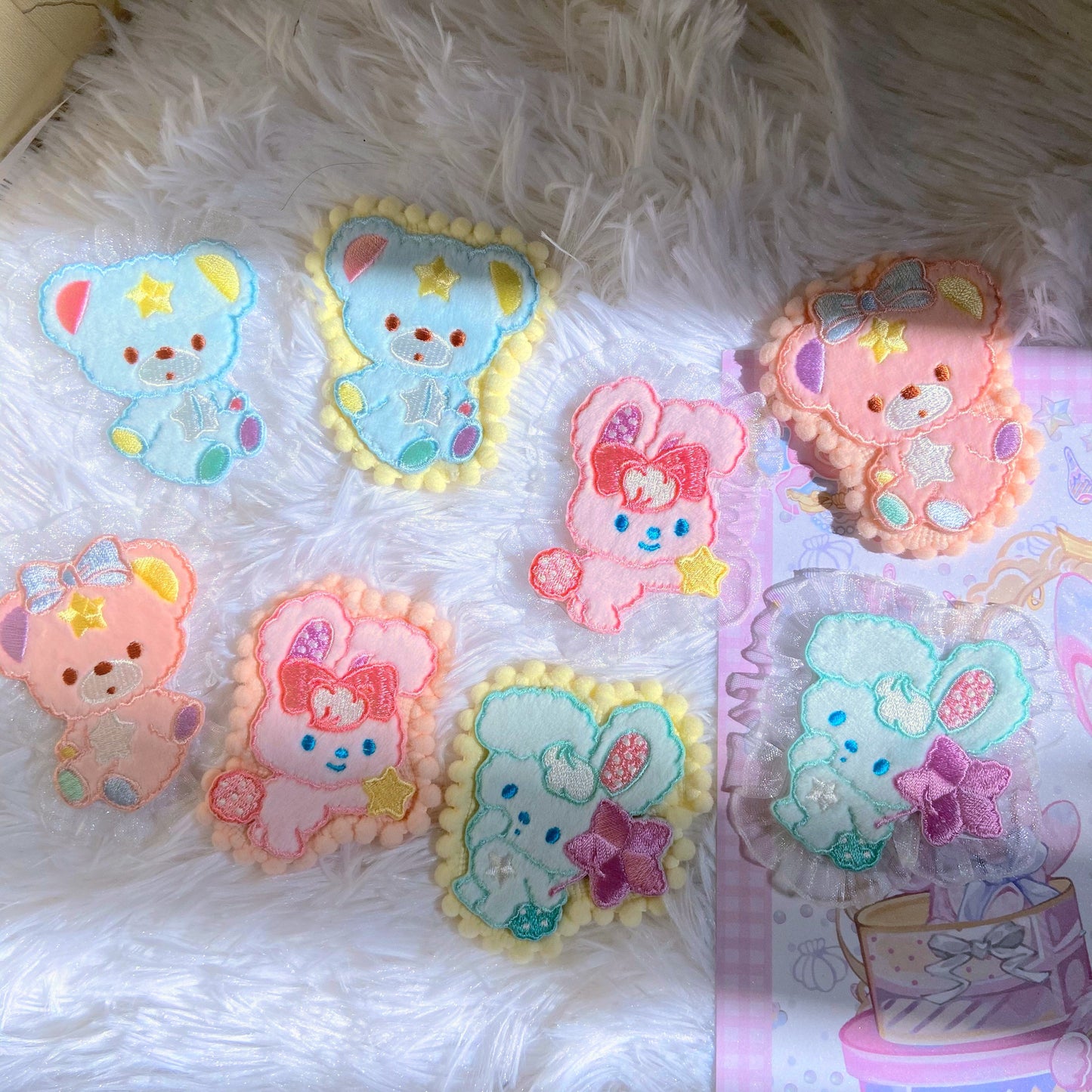 Bear Doll - D&I&T - Cute Lolita Badge and Hair Clip Accessory