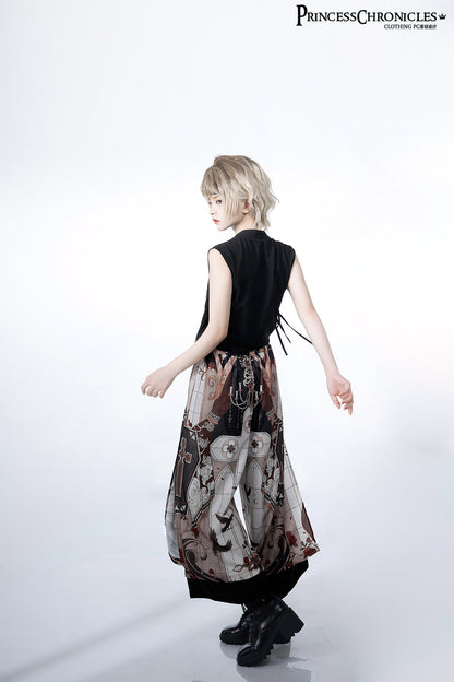 Princess Chronicles - Night Instructions - Ouji Lolita Sleeveless Top