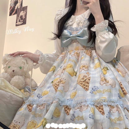 Milky Way - Lemon Puppy Lolita JSK Dress