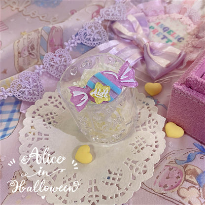 Halloween Alice - Rainbow Candy - Sweet Lolita Ring Hairclip