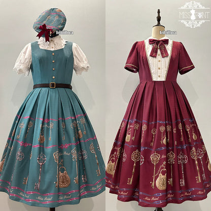Miss Point - Antique Key - Elegant Lolita JSK Retro Lolita Dress