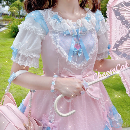 Cheese Cat - Buling Crystal Summer LolitaSweet Bracelet