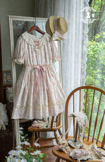 Miss Point - Customized Elegant Lolita OP Dress Cute Daily Girl Short Lolita Dress