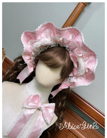 Alice Girl - Old School Polka Dots - Sweet Lolita BNT & Detachable Sleeves