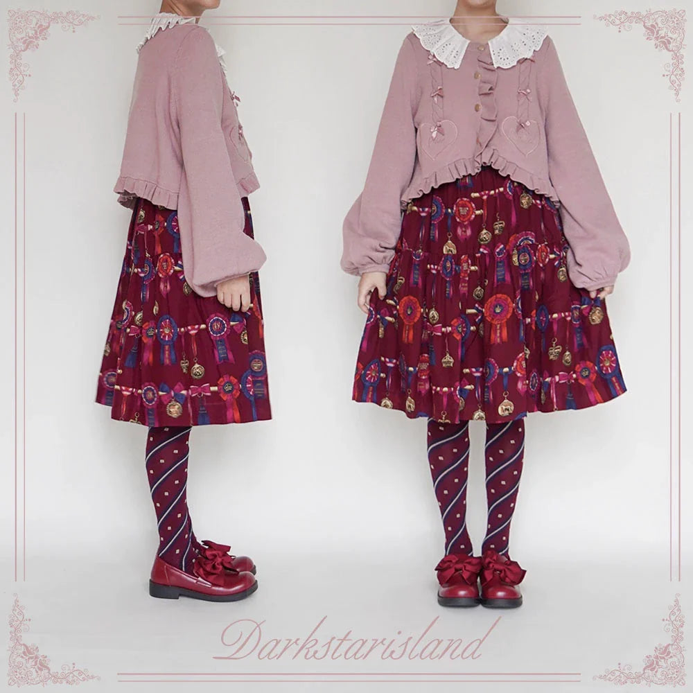 Dark Star Island - Sugar Frost - Sweet Lolita Cardigan Knit Embroidered Sweater