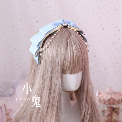 Xiaogui - Gothic Accessories Lolita Bow KC Hairclip