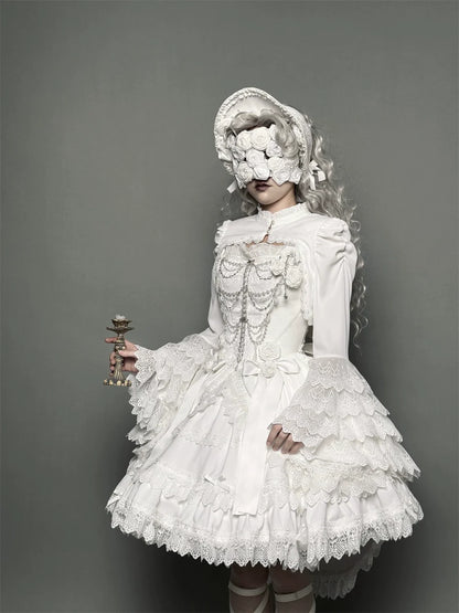 LeMiroir - Saint - Gothic Lolita Bolero Skirt Mermaid Dress Corset