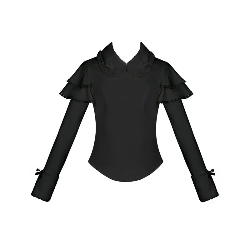 With PUJI - Sweet Lolita Innerwear Autumn and Winter Lolita Sweater